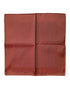 Dolce & Gabbana Orange Silk Square Men Foulard Scarf